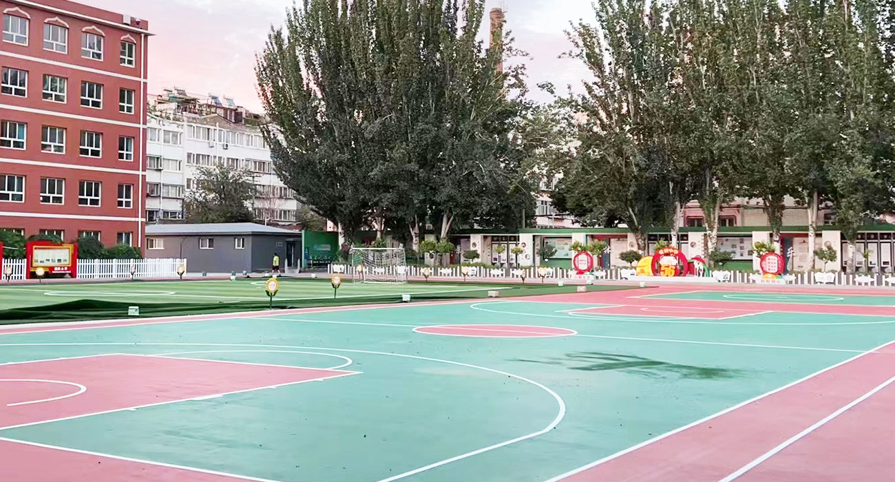 河北张家口桥东区回民小学硅PU1970平方